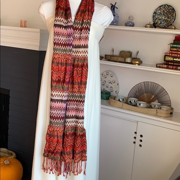 Multicolor Rayon Neck Scarf 🧣 - Picture 4 of 6
